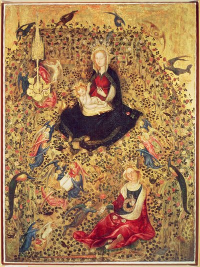 Madonna mit Rosenstrauch von Stefano di Giovanni da Verona